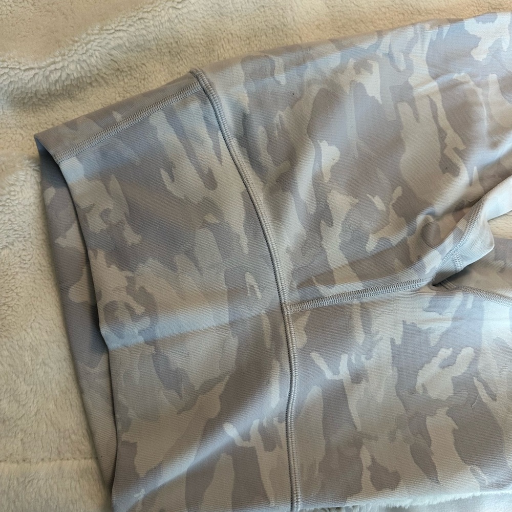 Lululemon Gray Camo Leggings